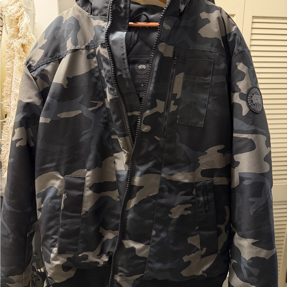 Men's Camouflage Canada Goose Jacket black label 2XL